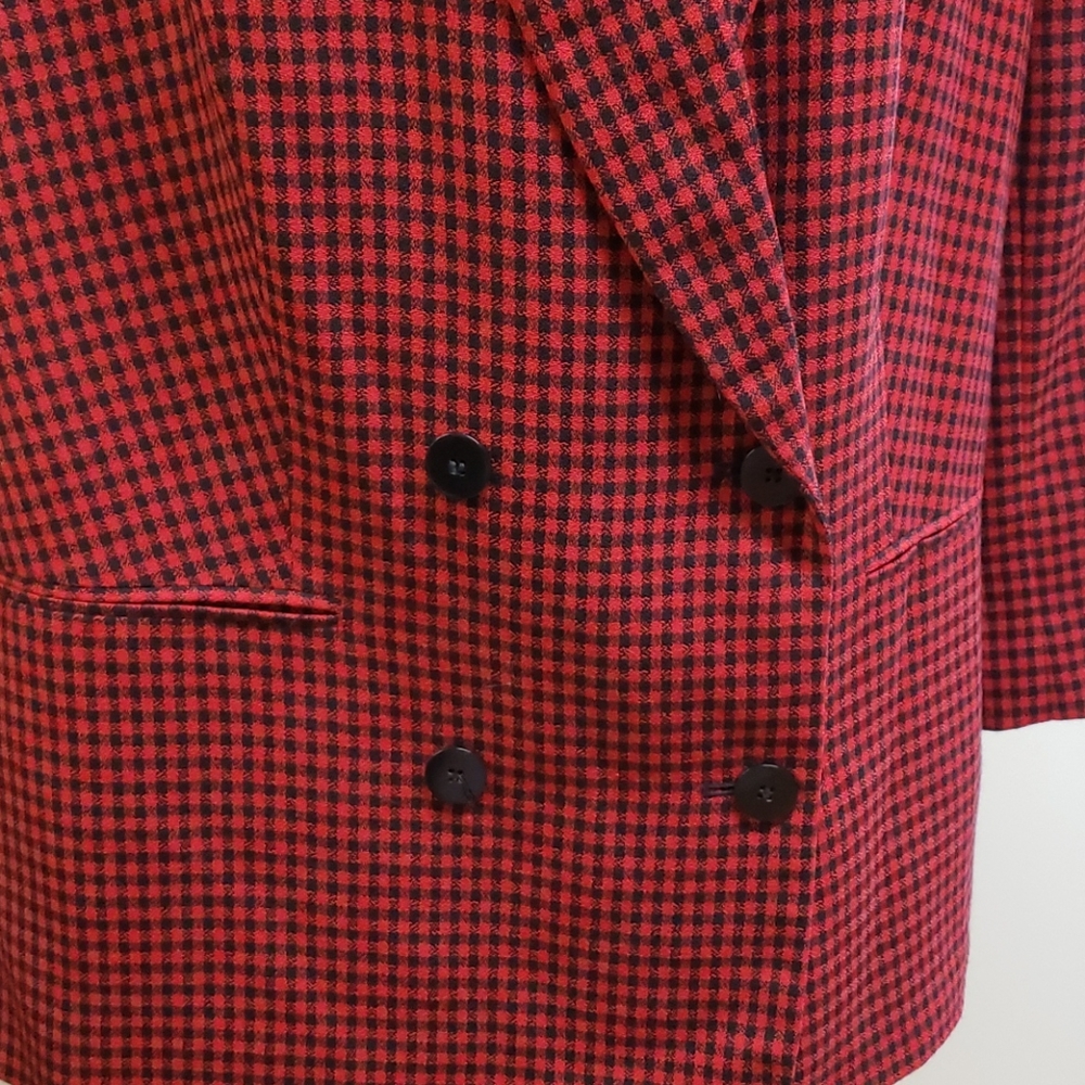 SZ XL Vintage double breasted jacket D6 - Picture 2 of 8